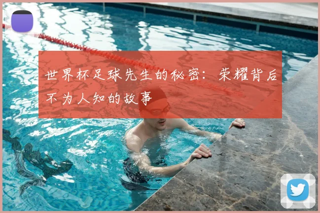 世界杯足球先生的秘密：荣耀背后不为人知的故事