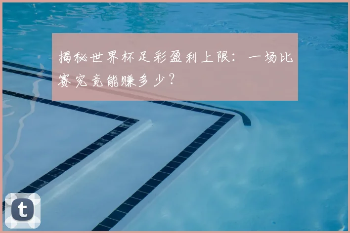 揭秘世界杯足彩盈利上限：一场比赛究竟能赚多少？