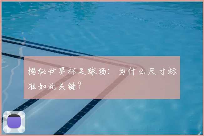 揭秘世界杯足球场：为什么尺寸标准如此关键？